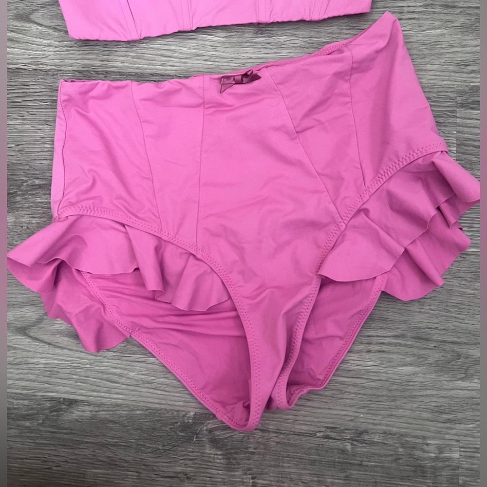 STAUD High Rise Bikini Bottom